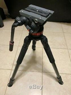 Manfrotto 502HD MVH502A Pro Fluid Video Head with Induro Carbon Fiber Legs