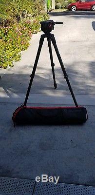 Manfrotto 504HD Head with536 3-Stage Carbon Fiber Tripod System