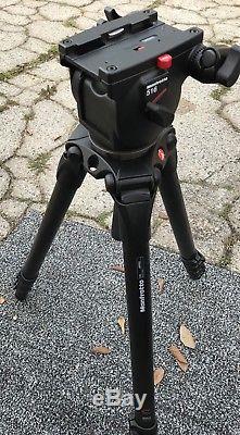 Manfrotto 504HD Head with536 M-PRO 3-Stage Carbon Fiber Tripod System