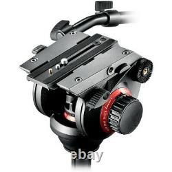 Manfrotto 504HD Head with 536K 3-Stage Carbon Fiber Tripod System