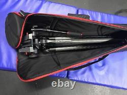 Manfrotto 504HD Video Head with 535 MPro Carbon Fiber Tripod System WithBag Great