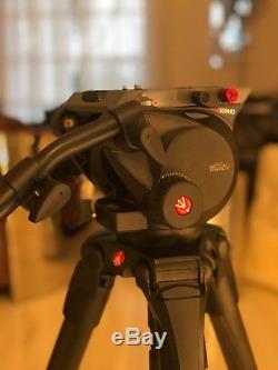 Manfrotto 536 Carbon Fiber Tripod with 509 Flying Head professional tripod