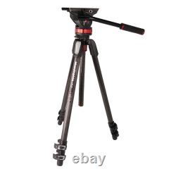 Manfrotto MT055CXPRO3 Carbon Fiber 3 Sections Tripod with Video Head