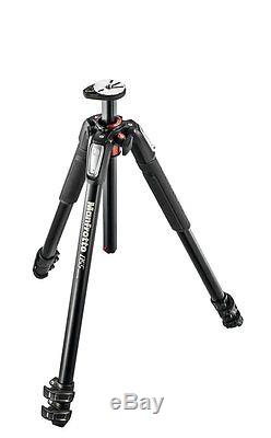 Manfrotto MT055XPRO3 3-Section Tripod XPRO Ball Head with 2 QR Plates & Carry Case