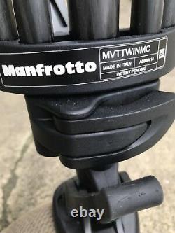 Manfrotto Nitrotech N12 Head & MVTTWINMC Carbon Fiber Twin Leg Tripod Kit