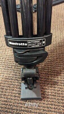 Manfrotto Tripod Nitrotech N8 Fluid Video Head With Carbon Fiber Twin Legs