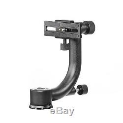 Movo GH600 Vertical Mount Carbon Fiber Gimbal Tripod Head with Quick-Release Plate