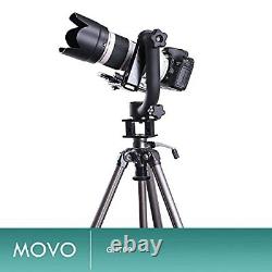 Movo GH700 MKII Carbon Fiber Professional Gimbal Tripod Head with Long Sh. NEW