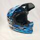 NEW Troy Lee Designs D3 Carbon MIPS Downhill MTB Bicycle Helmet Code Blue Large