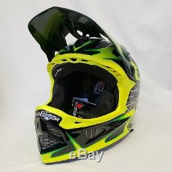 NEW Troy Lee Designs D3 Carbon MIPS Downhill MTB Helmet Nightfall Green Small
