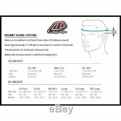 NEW Troy Lee Designs D3 Carbon MIPS Downhill MTB Helmet Nightfall Green Small