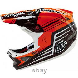NEW Troy Lee Designs TLD D3 Carbon MTB Bicycle Helmet Berzerk Red/Black Medium