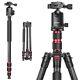 Neewer 79 Inches Carbon Fiber Camera Tripod Monopod with 2 Center Axis