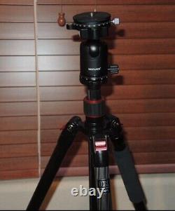 Neewer Carbon Fiber 66 inches Camera Tripod with 360 Deg Ball Head and Pan Plate