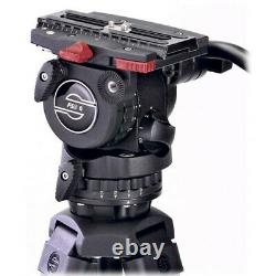 New Sachtler FSB 6 Fluid Head with Sideload Camera Plate & Pan Bar MFR # 0407