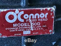 O'connor Fluid Head 50d Aluminium Tripod