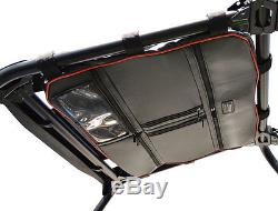 PRP Black Carbon Fiber Vinyl Over Head Storage Bag Polaris RZR1000 RZR 4 1000