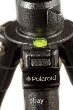 Polaroid 65 Pro Carbon Fiber Tripod, with Removeable head
