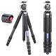 Professional Carbon Fiber Tripod Camera Heavy Duty Stand WithLow Profile Ball Head