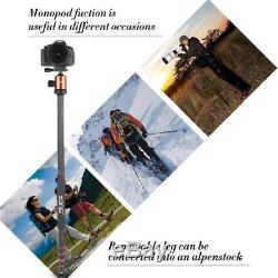 Professional Carbon Fiber Tripod Z818C Travel Monopod&Ball Head for DSLR Camera