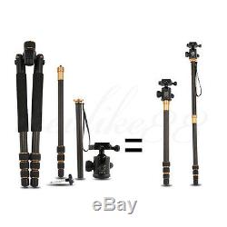 Q-999C Portable Detachable Traveling Tripod With Ball Head For DSLR Camera