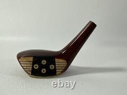 Rare Persimmon Wood Carbon Fiber Face Pergasus By David A Feld 5 Wood Head ONLY