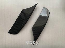 Real Carbon Fiber Eyebrows Eyelids Head lights Cover For BMW M6 F12 F13 12-19 18
