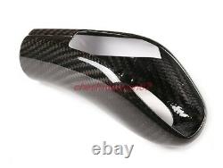 Real Carbon Fiber Gear Head Shift Knob Cover Grip For Alfa Romeo Stelvio 20-2021