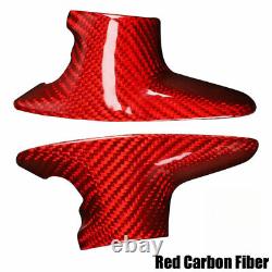 Red Carbon Fiber Car Gear Shift Knob Head Trim Cover For Dodge Challenger 2015+