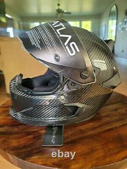 Ruroc Atlas 3.0 Liquid Carbon Motorcycle Helmet Size S