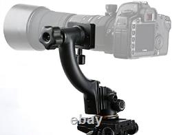 SK-GH04 Carbon Fiber Hybrid Gimbal Tripod Head with Arca-Swiss Quick-Release Pla