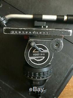 Sachtler Video 20 Fluid Tripod Head with quick release plate & pan arm