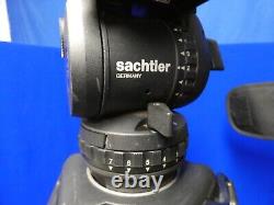 Sachtler Video 20 SB Fluid Tripod Head with2-Stage Carbon Fiber Legs, Spreader READ