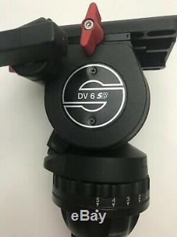 Sachtler Video DV 6 SB DV6 Head Carbon Fiber Tripod DV 6SB DV6SB 75mm