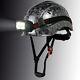 Safety Helmet Led Head Light Carbon Fiber ABS Hard Hat Night Head Protection