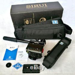 Sirui P-424SR Monopod withThree Stand Feet + VH-10 Fluid Video Head Kit USA