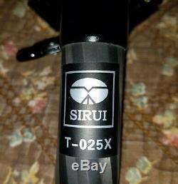 Sirui T-025x C-S Ball Head Carbon Fiber Tripod DSLR Camera Ultra-lightweight