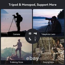 SmallRig Monopod Travel Tripod Stand Carbon Fiber Tripod with Video Fluid Head