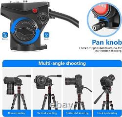 Sparingly used Neewer Carbon Fiber Camera Tripod, Monopod, Ball Head, Pan Head