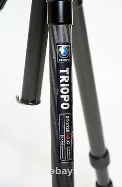Triopo Carbon Fiber GT-3128x8C Tripod with Manfrotto 486RC2 Ball Head