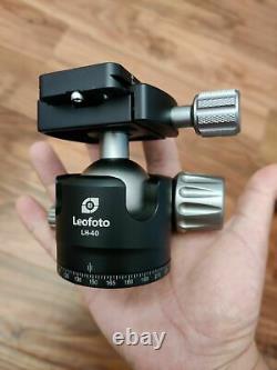 USED Leofoto LS-323C +LH-40 Ball head Pro Carbon Fiber Tripod Kit with Case