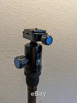 USED Sirui T-025x Carbon Fiber Tripod with C-10 Ball Head Excellent Condition