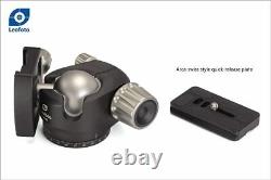 US SellerLeofoto LS-365C Pro Carbon Fiber Tripod with LH-40 ball head Kit
