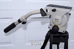 Vinten Vision 100 Fluid Head Tripod W Bag Posi Loc Legs Video Camera Carbon
