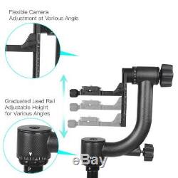 YELANGU 360Degree Carbon Fiber Panoramic Gimbal Tripod Head Accessory For Camera