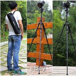 Z699C Pro Portable Carbon Fiber Tripod Monopod&Ball Head Stand for DSLR Camera
