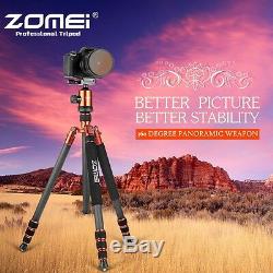 Z818C Carbon Fiber Tripod Monopod&Ball Head for Canon Nikon Sony DSLR Camera DV