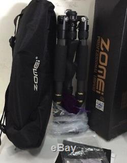 ZOMEI Z699C Carbon Fiber Tripod Monopod Ball Head Compact Travel for DSLR Camera