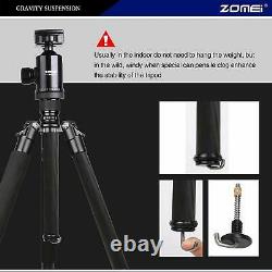 ZOMEi Q666C Carbon Fibre Tripod Monopod with Ball Head For DSLR Camera Camcorder