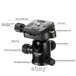 ZOMEi Q666C Portable Carbon FibreTripod Monopod&Ball Head For Canon Nikon Camera
